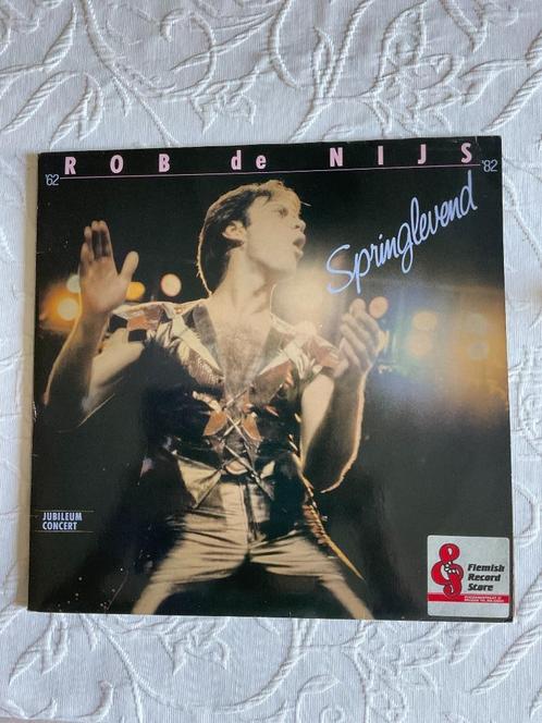 Rob de Nijs – Springlevend (Jubileumconcert '62-'82), Cd's en Dvd's, Vinyl | Rock, Gebruikt, Poprock, Overige formaten, Ophalen of Verzenden