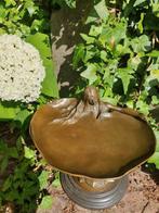 Brons beeld , art nouveau ,bronzen schaal, Enlèvement ou Envoi