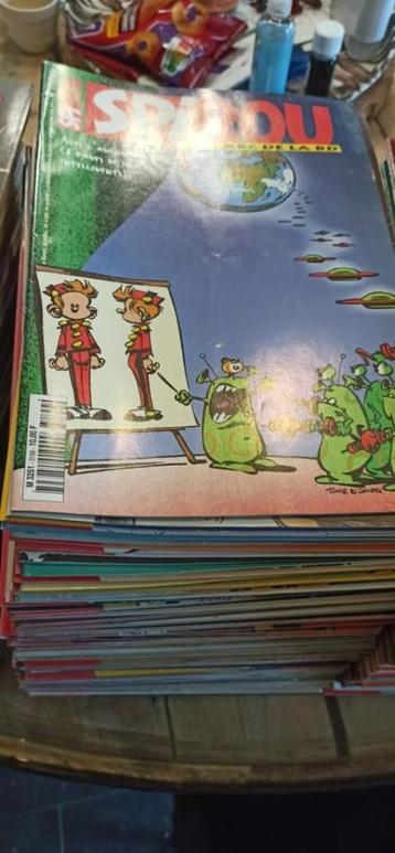 Lot de 490 magazines Spirou de 1976 à 2002 beschikbaar voor biedingen