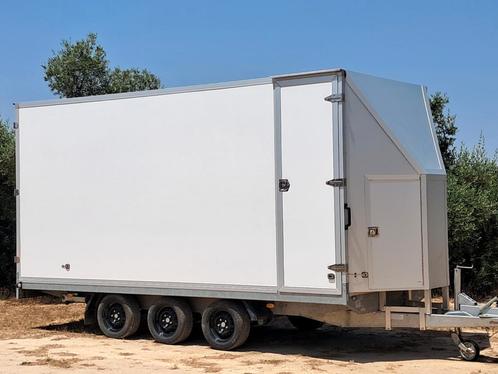 Gesloten aanhangwagen Hapert Sapphire 3 asser 3500kg, Auto diversen, Aanhangers en Bagagewagens, Gebruikt, Ophalen