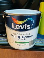 Levis Mur & Primer 2 in 1 RAL9010, 2,5L, Doe-het-zelf en Bouw, Verf, Beits en Lak, Ophalen