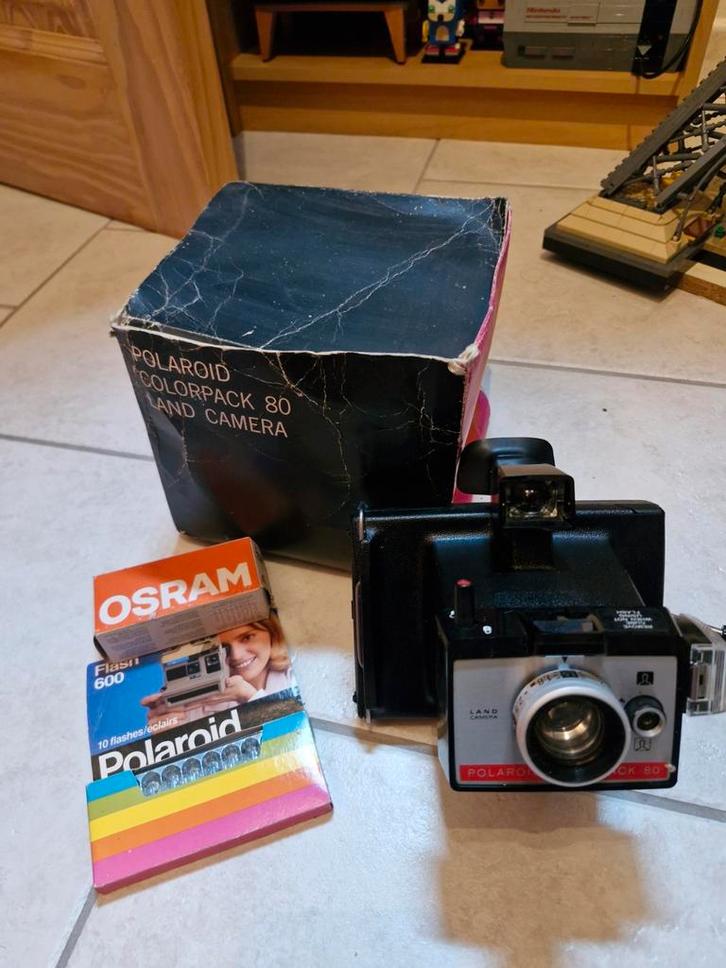 Oude Polaroid Colorpack 80 camera, Audio, Tv en Foto, Fotocamera's Analoog, Zo goed als nieuw, Polaroid, Polaroid, Ophalen of Verzenden