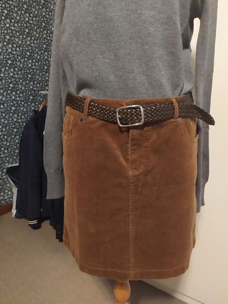 Heup rokje  Bien Bleu in geribbelde velours 40 Nieuw, Kleding | Dames, Rokken, Ophalen of Verzenden