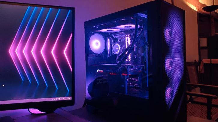 MSI gaming-pc, Computers en Software, Desktop Pc's, Zo goed als nieuw, 3 tot 4 Ghz, HDD, SSD, 32 GB, Gaming, Ophalen