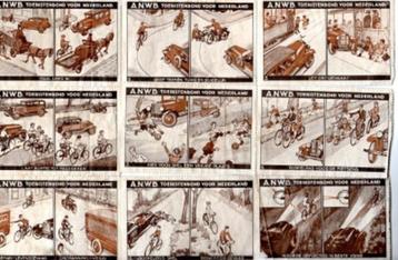 A.N.W.B. veilig verkeerszegels 1930 beschikbaar voor biedingen