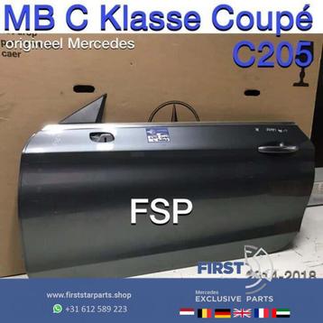 C205 linker deur grijs compleet Mercedes C Klasse Coupé W205 beschikbaar voor biedingen