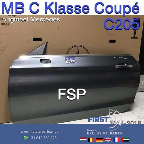 C205 linker deur grijs compleet Mercedes C Klasse Coupé W205, Auto-onderdelen, Carrosserie, Deur, Mercedes-Benz, Gebruikt, Ophalen of Verzenden