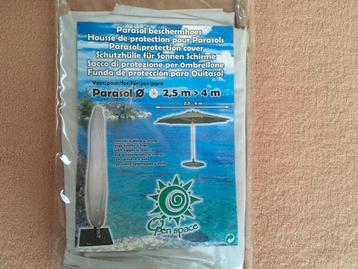 Hoes voor parasol NIEUW, voor parasols met diameter 2,5–> 4m beschikbaar voor biedingen