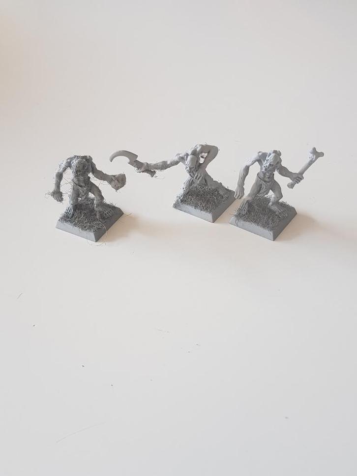 warhammer fantasy: undead ghoul vampire count, metaal, 3 st., Hobby en Vrije tijd, Wargaming, Zo goed als nieuw, Warhammer, Figuurtje(s)