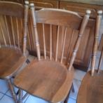 4 eikenstoelen, volledig uit hout, Ophalen