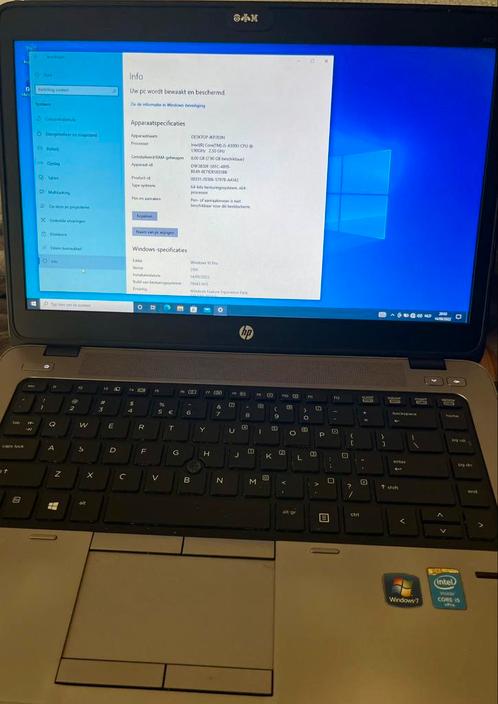 HP Elitebook 840 - Intel i5 - incl batterypack, Computers en Software, Windows Laptops, Gebruikt, 13 inch, HDD, Minder dan 2 Ghz