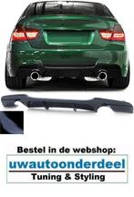 Diffuser Glans Zwart 2 x Uitlaat Voor Bmw 3 serie E90 E91 M, Envoi