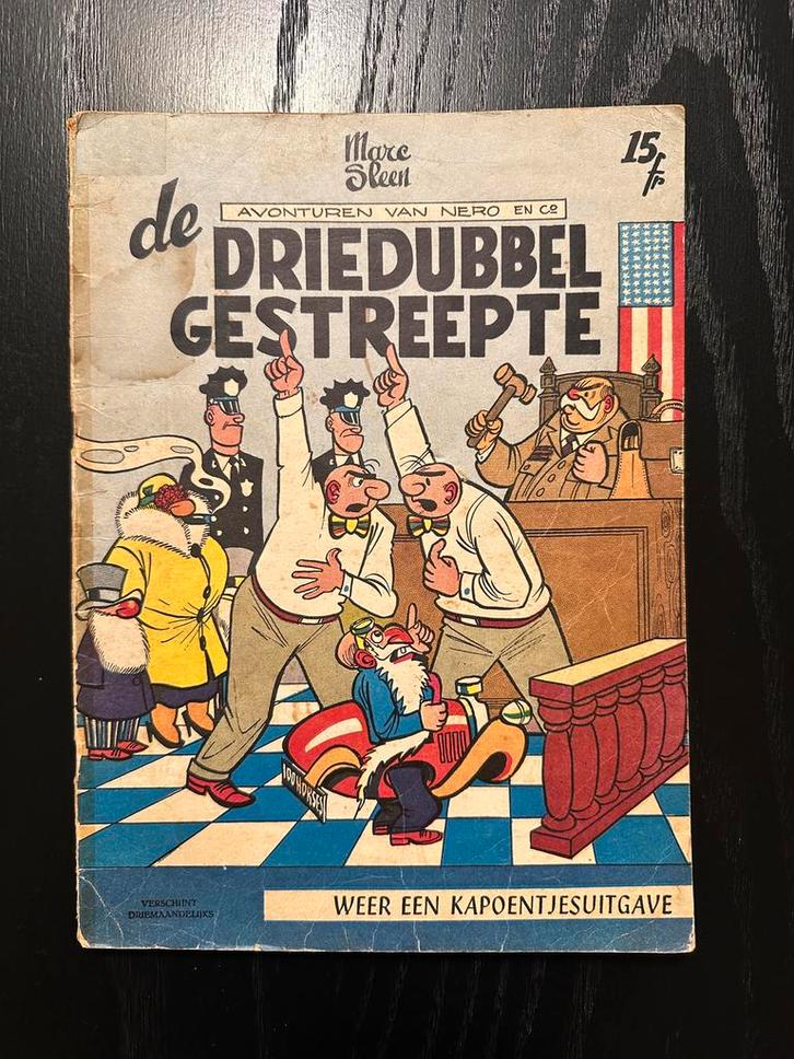 Nero: De Driedubbel Gestreepte (originele Het Volk-uitgave), Boeken, Stripverhalen, Zo goed als nieuw, Ophalen of Verzenden
