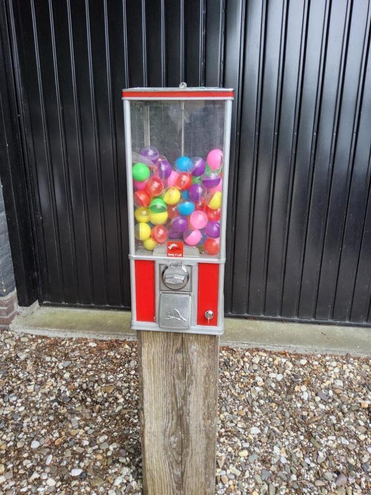 Vintage draaiautomaat Beaver ballenautomaat capsuleautomaat, Verzamelen, Automaten | Overige, Gebruikt, Ophalen