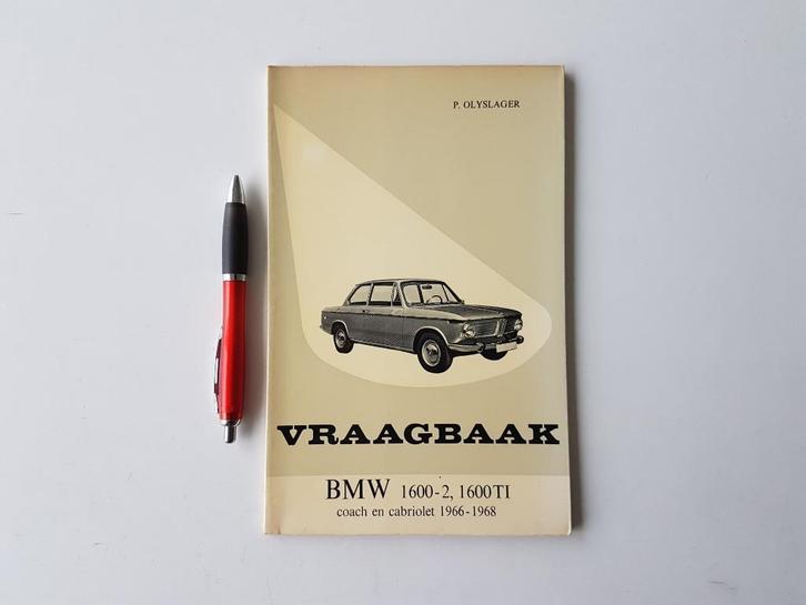 Vraagbaak BMW 1600-2 en 1600 TI 1966-1968, Auto diversen, Handleidingen en Instructieboekjes, Ophalen of Verzenden