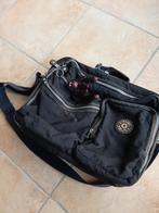 Kipling zwarte laptop schoudertas met veel opbergruimte, Verzenden, 15 inch, Gebruikt, Schoudertas