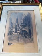 Une lithographie signee Paul Emile Lecomte, Antiquités & Art, Enlèvement
