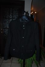 „BRICE” winterjas in zwarte gabardine, maat S als NIEUW!, Zwart, Ophalen of Verzenden, Zo goed als nieuw, Brice