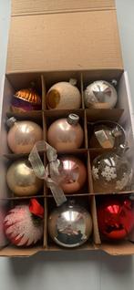 Vintage kerstballen per stuk