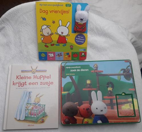 3 kinder voorleesboekjes (konijntjes Huppel & Nijntje), Boeken, Kinderboeken | Kleuters, Zo goed als nieuw, Sprookjes, 5 of 6 jaar