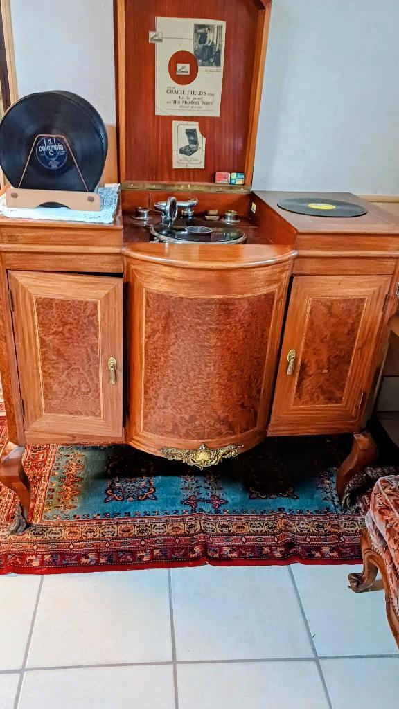 vintage muziekmeubel, Antiek en Kunst, Antiek | Meubels | Kasten, Ophalen