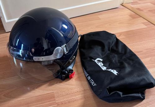 Vespa Granturismo motor-/scooterhelm XS donkerblauw, Motoren, Kleding | Motorhelmen, Dames, Heren, Jethelm, XS, Overige merken