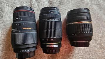 4 objectifs pour Pentax, Enlèvement ou Envoi, Utilisé