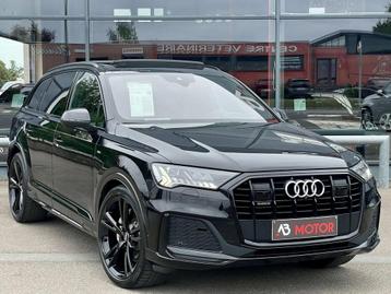 Audi Q7 50TDi 3X S-LINE TVAC 7PL PNEUMA ACC HEAD-UP PANO, Auto's, Audi, Automaat, Gebruikt, Leder, Bedrijf