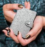 Secrid miniwallet zilverkleur + glitter, Handtassen en Accessoires, Portemonnees, Overige merken, Overige kleuren, Nieuw, Ophalen of Verzenden