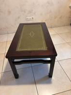 Antiek salontafel met leder ingelegd, Antiek en Kunst, Ophalen