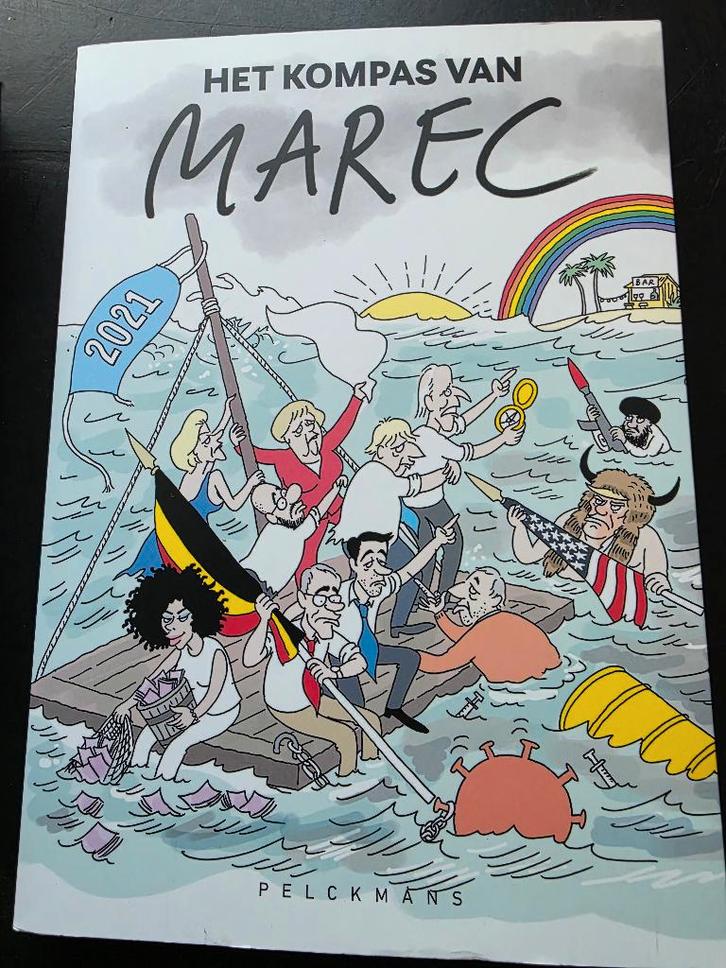 HET KOMPAS VAN MAREC BOEK TE KOOP, Livres, Humour, Neuf, Cartoons ou Dessins humoristiques, Enlèvement ou Envoi