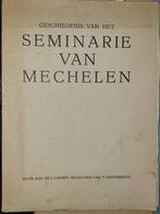 Geschiedenis van het Seminarie van Mechelen, Boeken, Ophalen of Verzenden, Laenen J., 20e eeuw of later, Gelezen