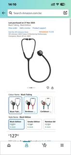 Littmann Stethoscoop Classic Black Edition ongeopend, Ophalen of Verzenden, Zo goed als nieuw