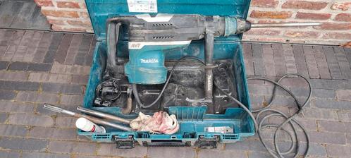 Makita combihamer HR5212C SDS-max 52mm 20J 1510W + 3 beitels, Doe-het-zelf en Bouw, Gereedschap | Boormachines, Gebruikt, Boor- en/of Breekhamer
