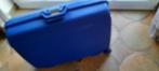 VALISE BLEU ROI SAMSONITE, Gebruikt, Hard kunststof, 45 tot 55 cm, Wieltjes