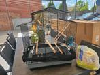 Zo goed als nieuwe vogelkooi – compleet met toebehoren!, Dieren en Toebehoren, Ophalen, Vogelkooi