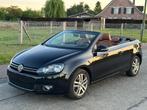 Vw Golf Cabriolet 1.6 TDi 105pk GPS Leder Clima Velgen Euro5, Auto's, Volkswagen, Voorwielaandrijving, 4 cilinders, Cabriolet