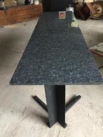 table design italien 80' métal granite 250/75, Ophalen of Verzenden