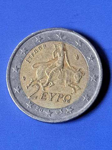 2005 Griekenland 2 euro, schaars beschikbaar voor biedingen