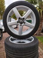 Zomerbanden 225/45/R17 Continental voor Volkswagen 5X112, Auto-onderdelen, Banden en Velgen, Ophalen, Gebruikt, Velg(en), 17 inch