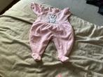 roze kruippakje met voetjes maat 56, Kinderen en Baby's, Babykleding | Maat 56, Verzenden