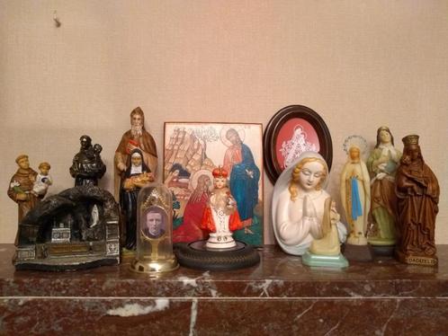Collection statues Religieux / Saints ensemble ou séparément, Antiquités & Art, Antiquités | Objets religieux, Enlèvement ou Envoi