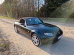 Mazda MX-5 98.000 km, Auto's, Zwart, Cabriolet, Zwart, Leder