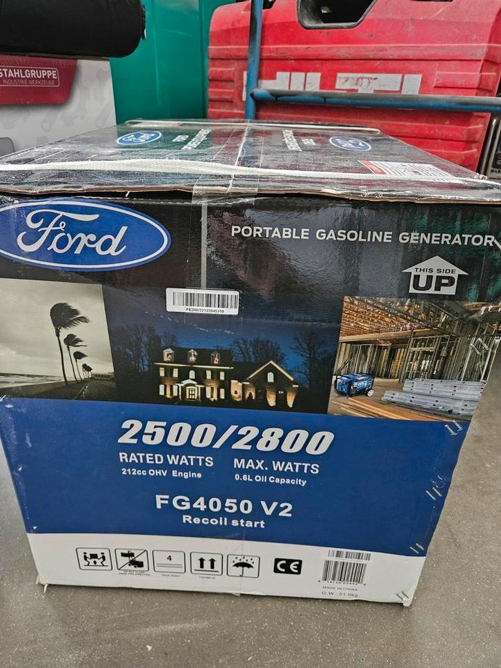 ford Generator FG4050 V2, Doe-het-zelf en Bouw, Motoren, Nieuw, Ophalen