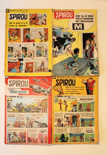 Spirou magazine, 4 exemplaren uit 1960 beschikbaar voor biedingen