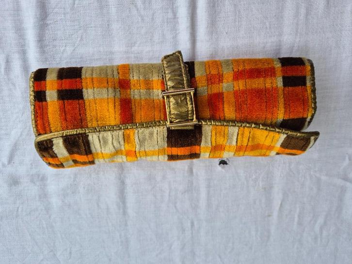 Ruisetui voor juwelen - fluweel met skai - Vintage, Antiek en Kunst, Curiosa en Brocante, Ophalen of Verzenden