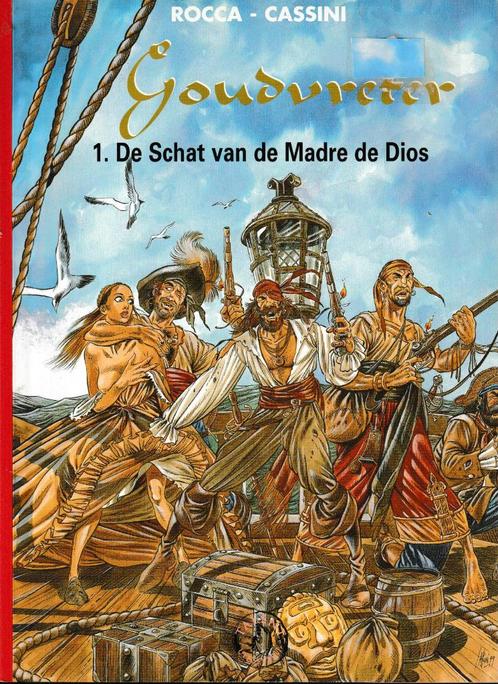 Drie strips : Goudvreter - volledige reeks., Boeken, Stripverhalen, Verzenden