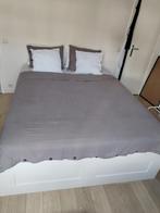 Bed Ikea Brimnes met opbergruimte en lattenbodem, Huis en Inrichting, Ophalen, Zo goed als nieuw