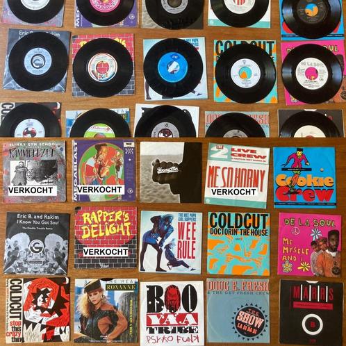 Hip hop rap rapmusic beatbox singletjes jaren 80 90 7 inches, Cd's en Dvd's, Vinyl Singles, Zo goed als nieuw, Single, Hiphop en Rap