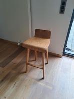 tabourets de bar en chêne 4 pièces, Maison & Meubles, Enlèvement, Comme neuf